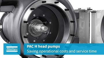 Atlas Copco PAC H head pumps, helping to save operational costs and service time
