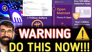 Pi Network Mainnet LAUNCH: Do This Before April 6th, 526 Million Validations — Pi Network Is Bigger