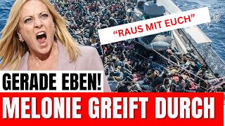 So hart wie noch nie – Meloni setzt Zeichen gegen illegale Einwanderung!