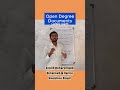 Open Degree required documents in dr br ambedkar open university