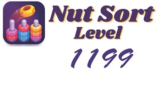 Nut Sort Level 1199 Walkthrough | Nuts — Color Sort 1199 solution