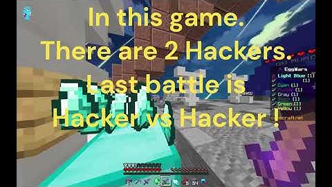【 Hacker  vs Hacker】EggWars Cubecraft Kill-Aura Minecraft bedrock TottoOP Robotic punished