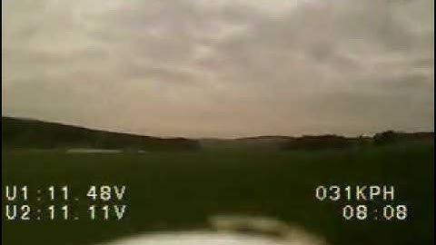 short test  FPV with mini osd II