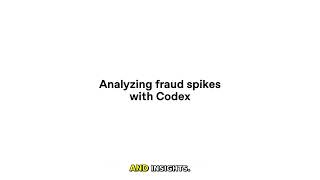 Analyzing Fraud Spikes with Codex