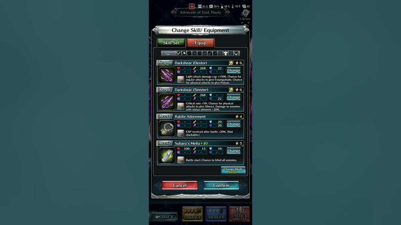 Last Cloudia Mayly paid gear ⚔️⚔️⚔️(what sword is better) YouTube