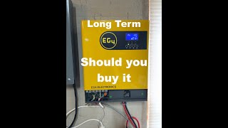EG4 3kw all in one off grid inverter long term review | 3000EHV48 | 80a charger | 5k MPPT