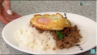 睇餸食飯燶邊蛋香葉肉碎飯 | 泰式 | 食譜 | TVB