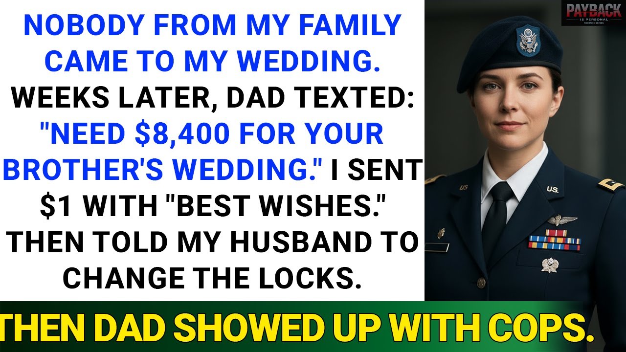 My Family Abandoned Me at My Own Wedding — Then Dad Showed Up With Cops.