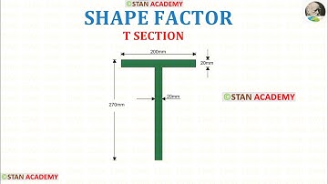 Shape Factor Problem No 4 ( T  Section )