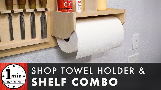 Farmhouse Paper Towel Holder DIY - Houseful of Handmade