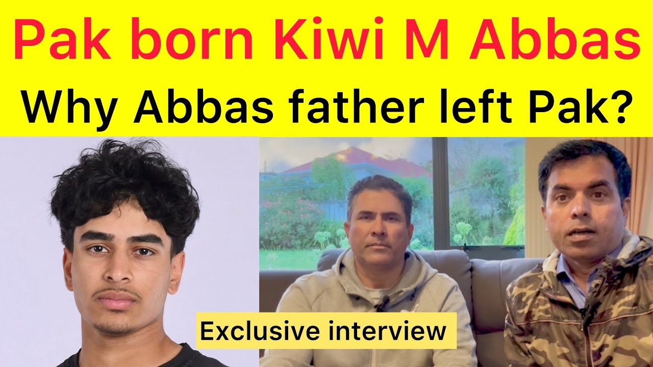 Exclusive 🔴 Pak born NZ ODI player M Abbas father Azhar Abbas Interview ...