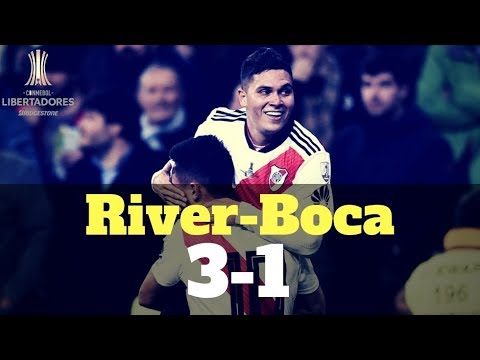 Copa Libertadores: Resumen de la final River Plate-Boca Juniors (3-1)