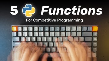 Top 5 Python Functions for Competitive Programming