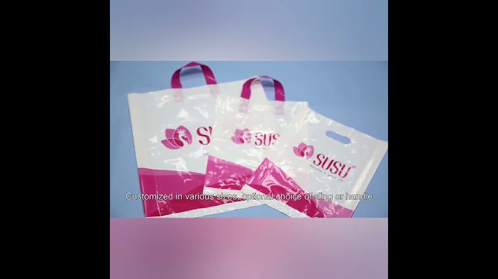 Custom Pattern Cheap Plastic Shopping Bags Gift Bag Boutique Bags with Handles