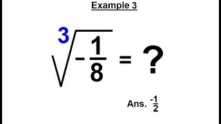 Algebra - Ch. 17: Roots and Radicals (14 of 20) Example 3