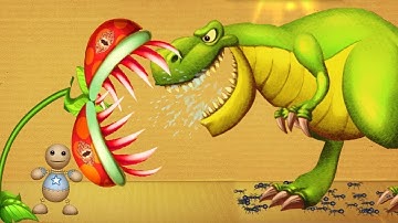 Plants vs Dinosaurs T-rex | Kick The Buddy Gameplay Walkthrough Part 125