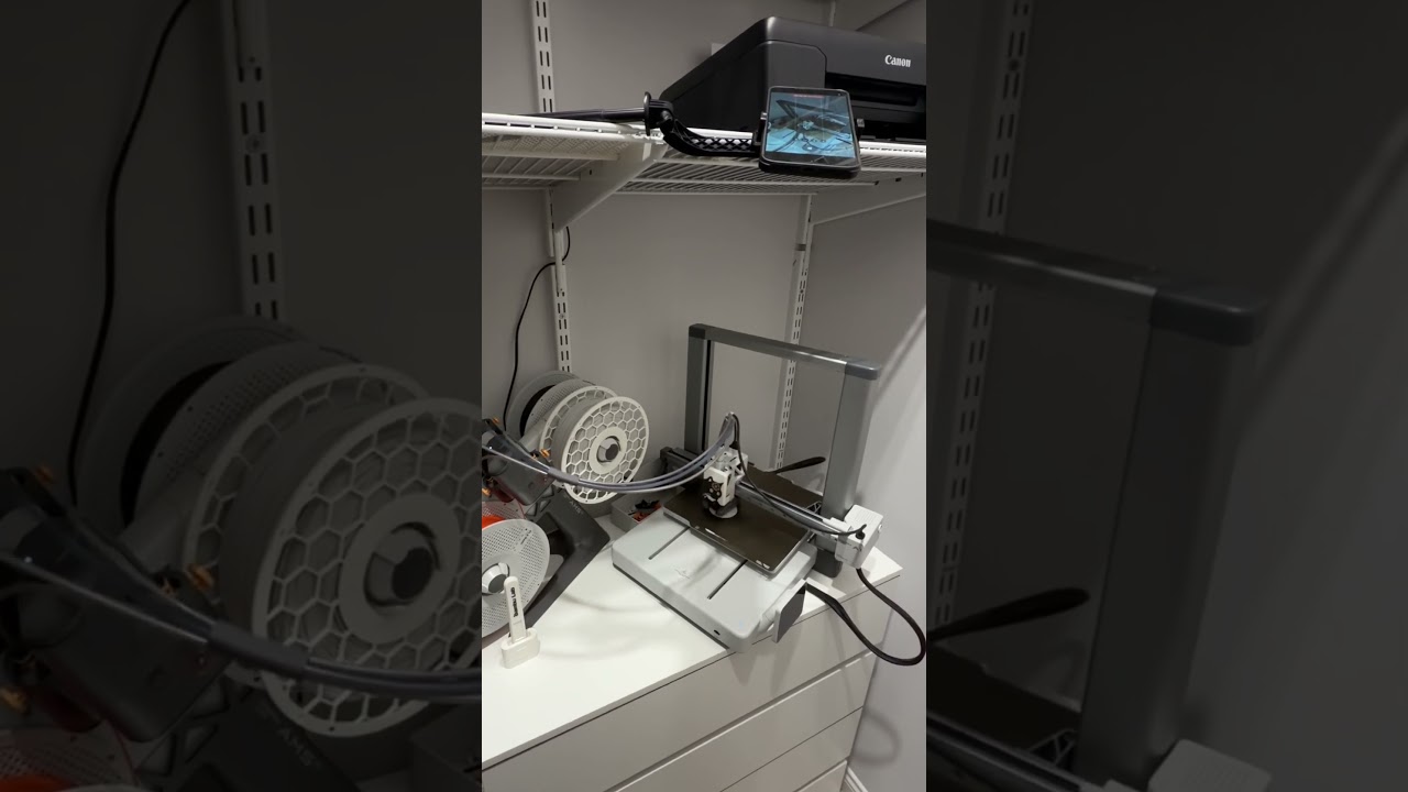 Печать запущена! Backstage таймлапса на Bambu A1 🔥🚀