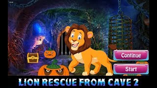 Lion Rescue From Cave 2 Game Best Escape Game 252 Walkthrough screenshot 5