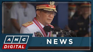 New PNP Chief vows relentless fight vs. criminality, continue cleansing ranks | ANC screenshot 3