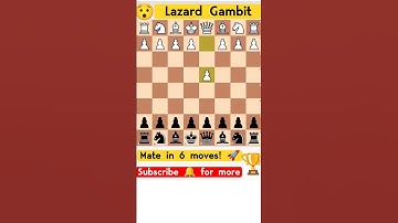 Lazard Gambit😯 - Chess Openings Tricks & Traps #shorts #chess #chessgame