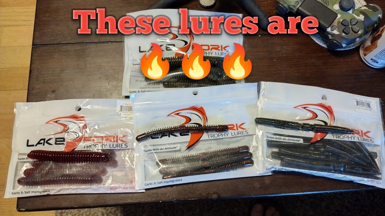 The best year around bass fishing lure Lake fork trophy lures ring fry  worms are 🔥🔥🔥 