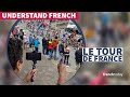 Le tour de france in easy french  live  french and english cc available