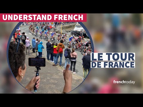 Le Tour de France in easy French - Live video 🚴‍♀️- French and English CC available