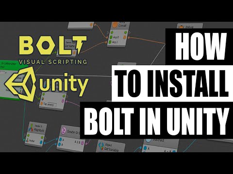 How To Install Bolt Visual Scripting for Unity 2019/2020