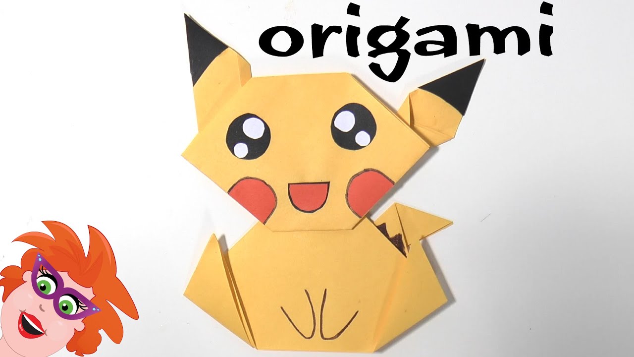 pikachu vouwen van papier Pokemon origami YouTube