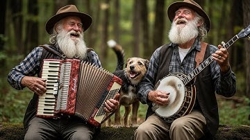 Banjo & Accordion Harmony in the Forest – Relaxing Folk Instrumental