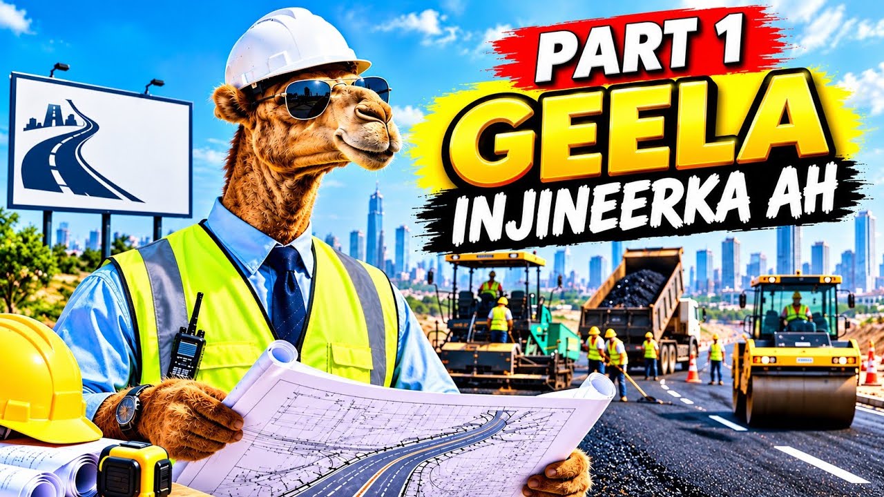 PART 1 | GEELA INJINEERKA AH — WADDA UGU WEYN OO UU DHISO! 😱🚧 🐪👷. #camel #ai #aivideo #shorts #viral
