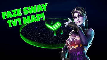FaZe Sway 1v1 Map + Code!| Glow in the Dark 1v1 map!