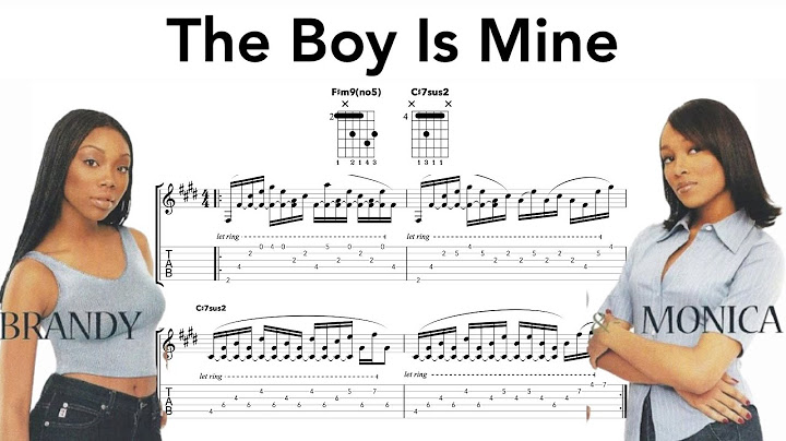 The Boy Is Mine Guitar version - Guitar performance video thumbnail
