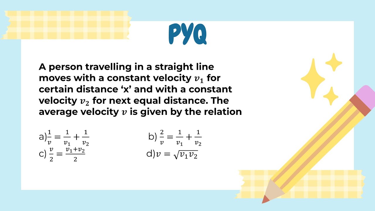 A person travelling in a straight line moves with a constant velocity 𝒗 ...
