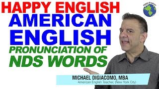 Words Ending In NDS - Natural American English Pronunciation Lesson Content