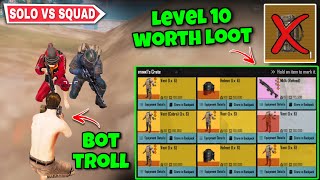 Got Level 10 Bagpack Worth Loot By Trolling Level 6 🤣 In Misty Port - Pubg Metro Royale Chapter 17