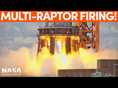 Booster 7 Multi Engine Static Fire | SpaceX Boca Chica