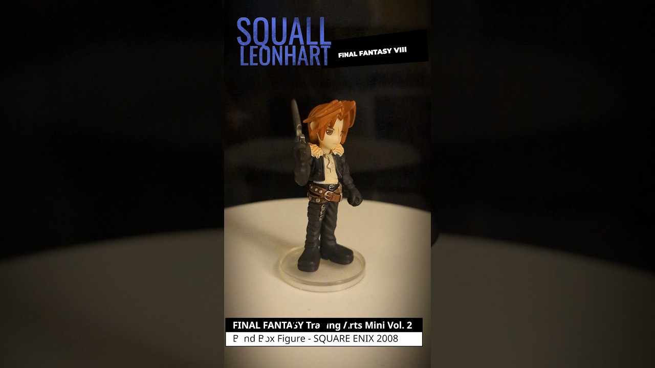 🦁 SQUALL 🦁 Final Fantasy Trading Arts Mini Vol 2 Figure Square
