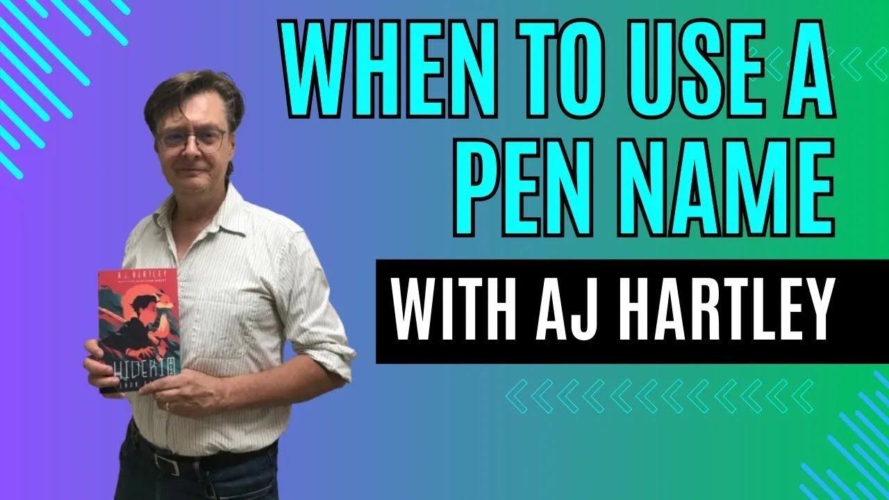 Writing under pen names  the pros and cons, with AJ Hartley writing AMA #6