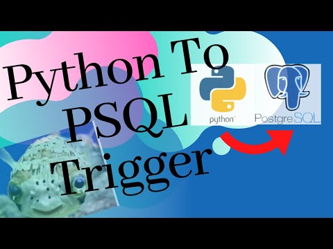 HOW TO : PYTHON TO POSTGESQL (𝐏s𝐲𝐜𝐨𝐩𝐠𝟐) 𝐓𝐑𝐈𝐆𝐆𝐄𝐑 CREATION | USER DEFINED FUNCTION