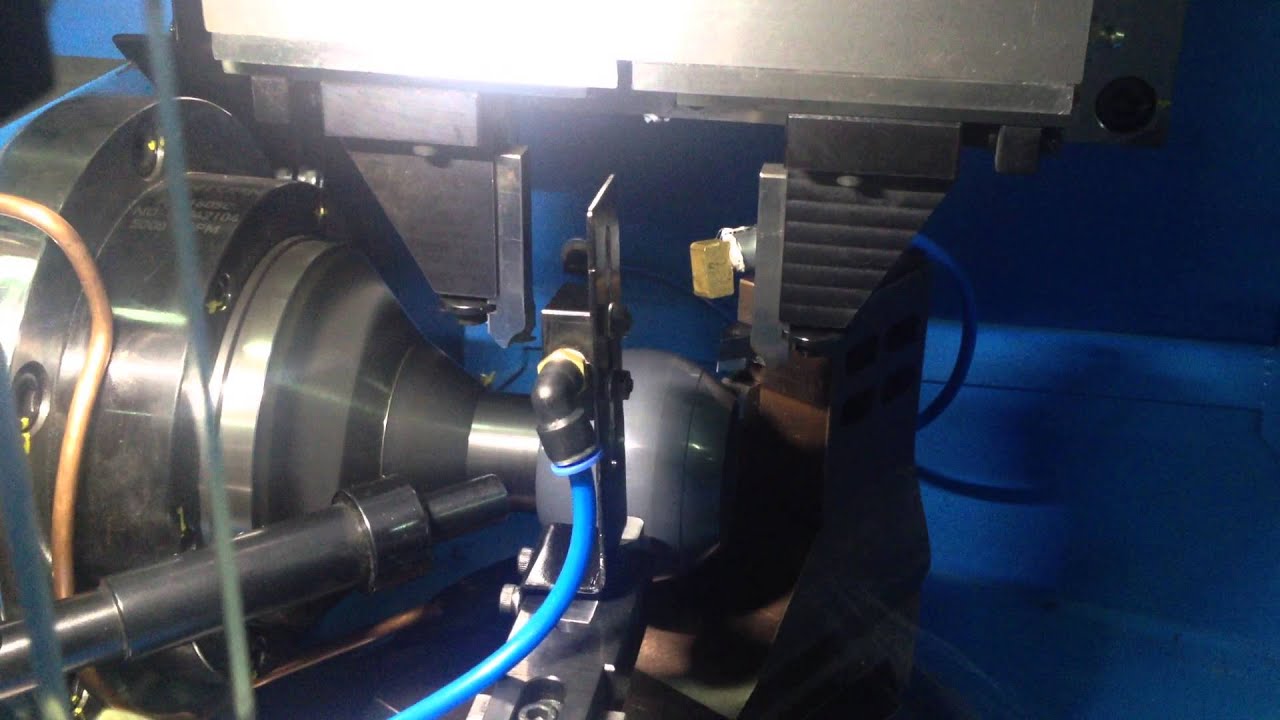 pvc ball fine turning machine YouTube