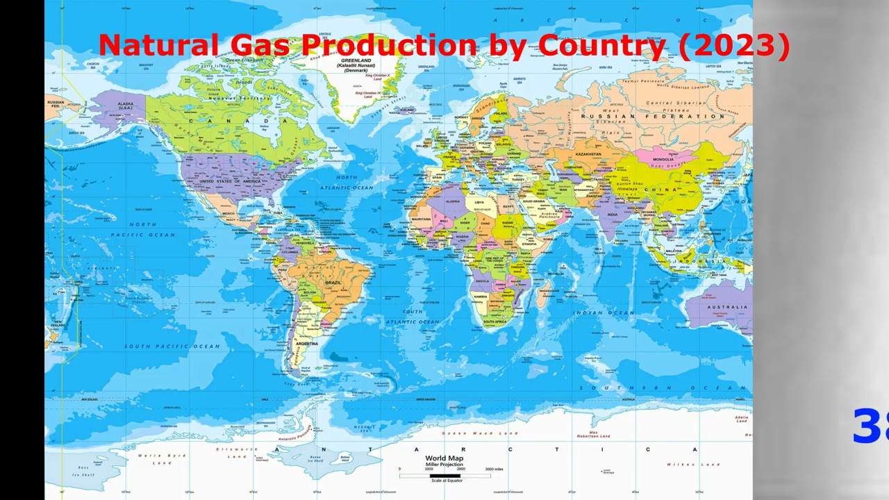 Natural Gas Production by Country FRESH NEW 2023. Top 30 Producers in the World