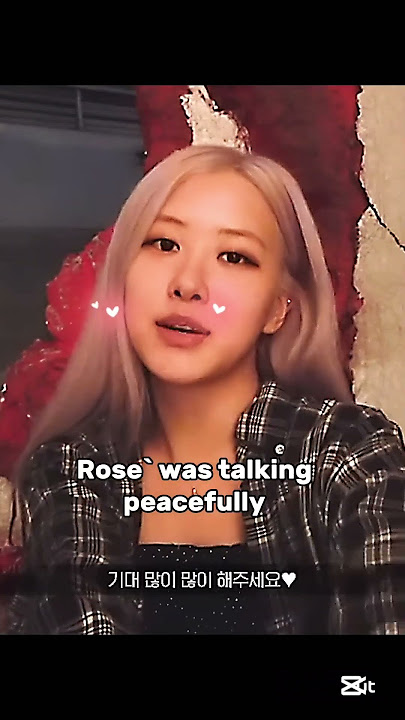 Lisa kisses Rosie #blackpink #jisoo #rose #jennie #lisa #fyp