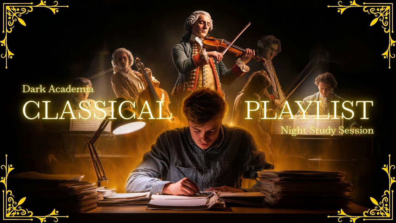 Dark Academia Classical Music for Reading & Writing 🕯️ Melancholy & Elegant Playlist