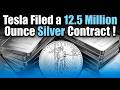 Tesla Filed a 12.5 Million Ounce Silver Contract and Buried It Inside a Lithium Story