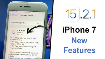iOS 15.2.1 New Update For iPhone 7 - New Features
