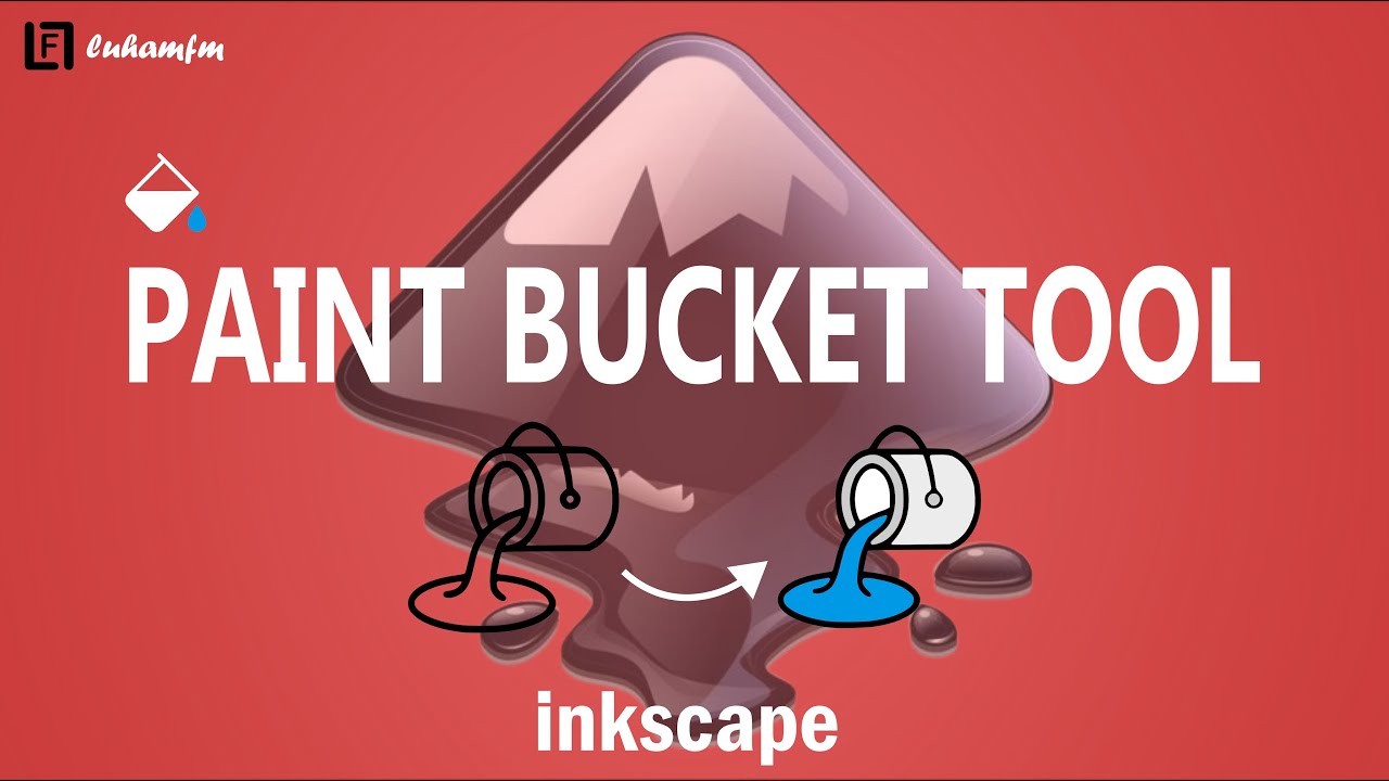 How to Use the Paint Bucket Tool || Fill bounded areas in Inkscape ...