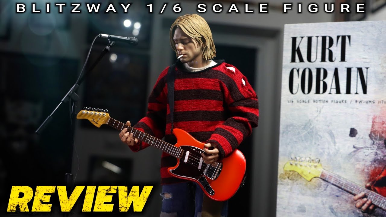 BLITZWAY KURT COBAIN 1/6 SCALE FIGURE REVIEW ( NIRVANA )