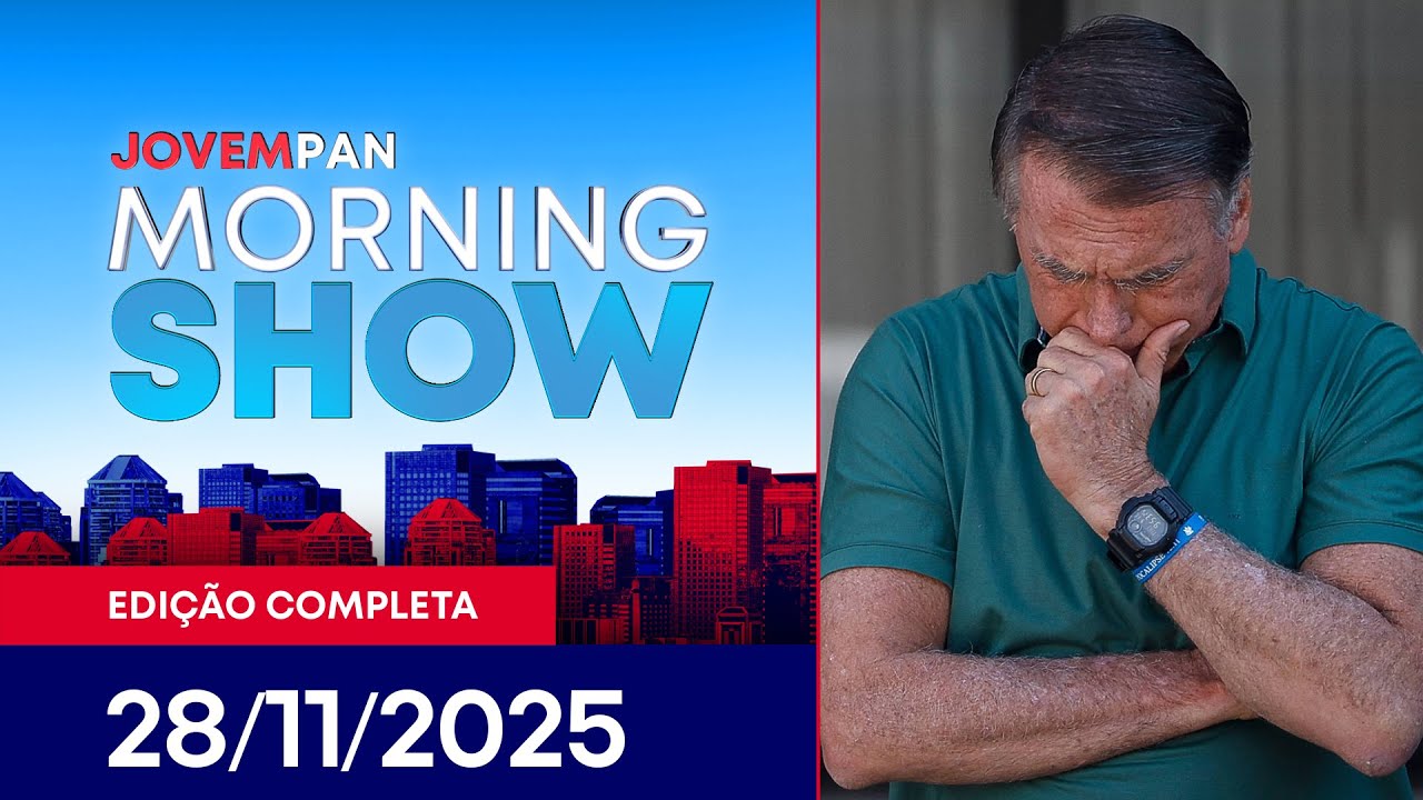 BOLSONARO TEM SALÁRIO CORTADO /LULA SOFRE DERROTA /PRISÃO PERPÉTUA NO BRASIL |MORNING SHOW -28/11/25