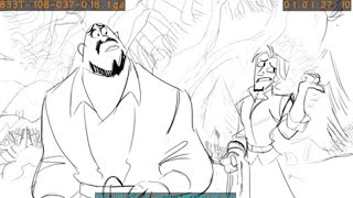 Tangled the series storyboard s1 ep6 The Return of Strongbow